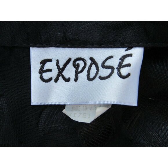 Vtg Over Blouse 1X Shear Long Sleeve Dressy One Button Cover Up 1980s Cocktail - Picture 8 of 10